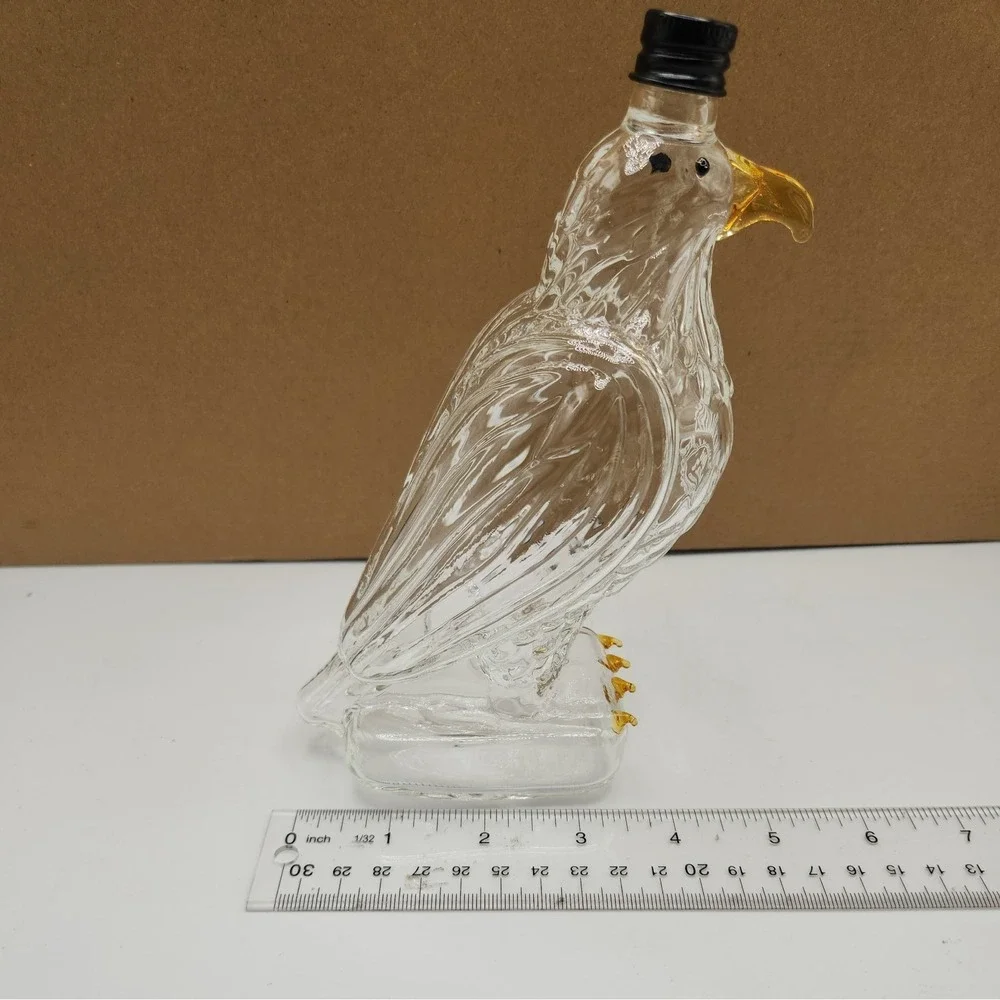 Jack Daniel's Old No. 7 Brand Rare Glass Eagle Decanter Approximately 8 in